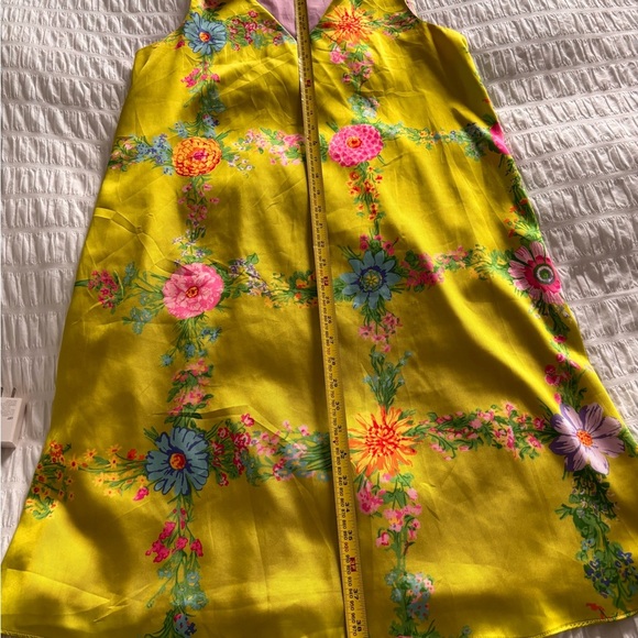 Julie Brown Green Floral V-Neck Sundress - Picture 7 of 12